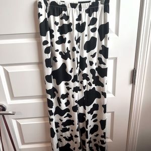 Cow Print Pants